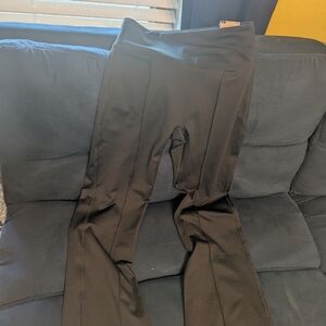 PINK Black Flared Pants